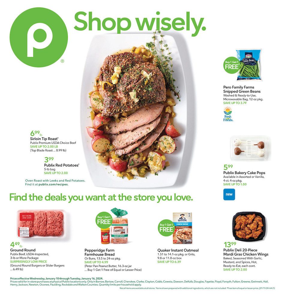 Publix Weekly Ad Jan 10 16, 2024 WeeklyAds2