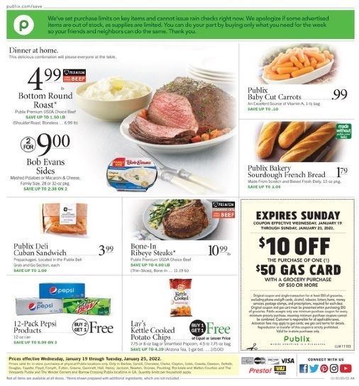 Publix Weekly Ad Jan 19 - 25, 2022 - WeeklyAds2