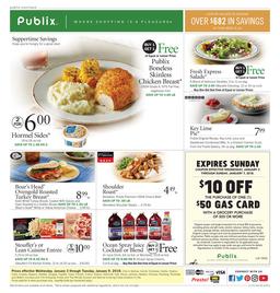 Publix Weekly Ad January 3–9, 2018