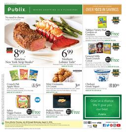 Publix Weekly Ad Jul 28 - Aug 3 2016