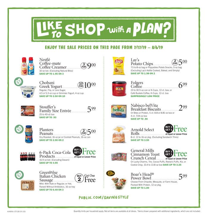Publix Weekly Ad page 17
