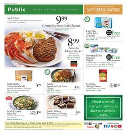 Publix Weekly Ad Jul 31 - Aug 6, 2019