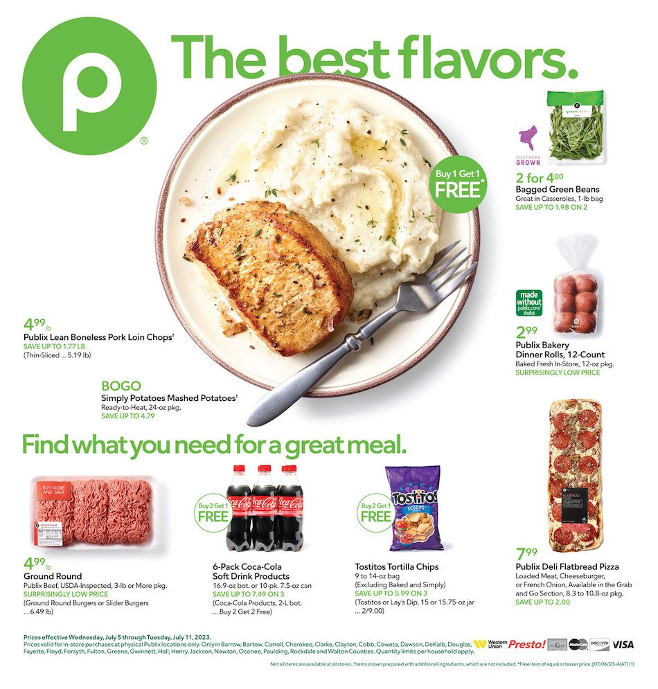 Publix Weekly Ad Jul 5 - 11, 2023 page 1