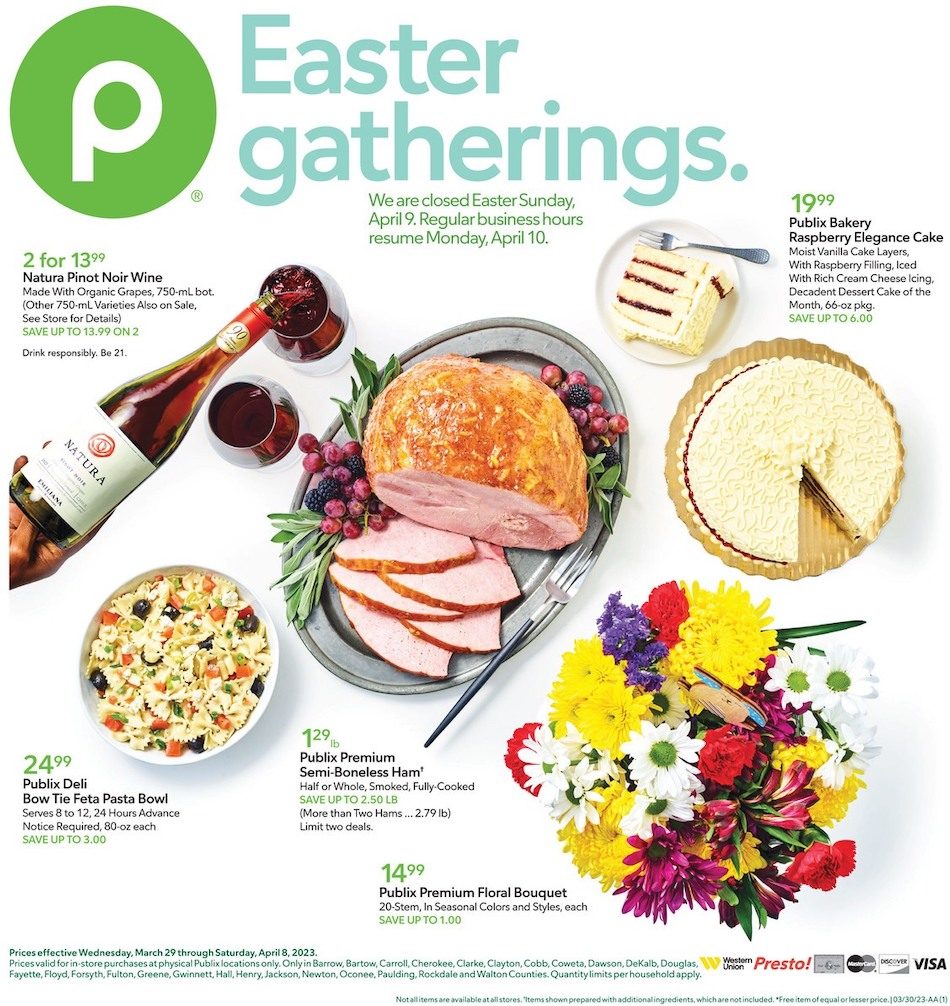 Publix Weekly Ad Easter Mar 29 Apr 8, 2023 WeeklyAds2