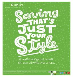 Publix Weekly Ad March 15–21 2017