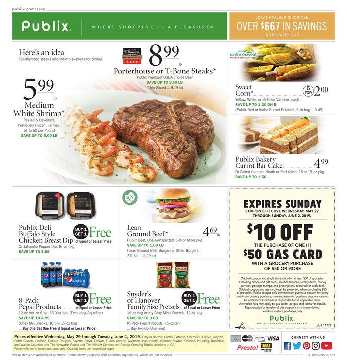 Publix Weekly Ad May 29 - Jun 4, 2019 - WeeklyAds2