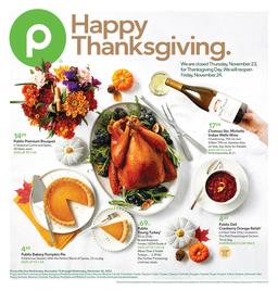 Publix Weekly Ad Thanksgiving Nov 15 - 22, 2023
