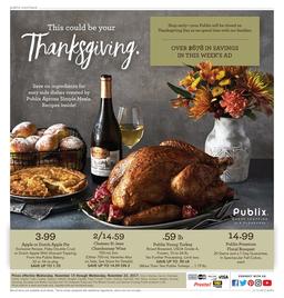 Publix Weekly Ad November 15–22, 2017
