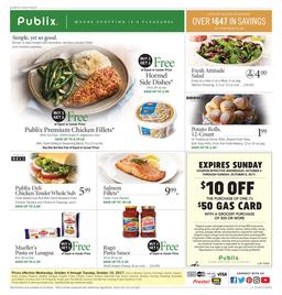 Publix Weekly Ad October 4–10 2017