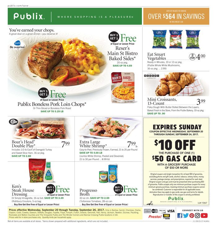 Publix Weekly Ad Sep 20 - 26 2017 - WeeklyAds2