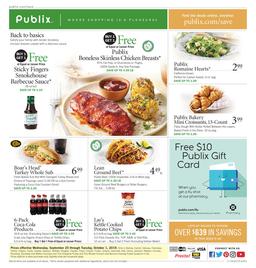 Publix Weekly Ad Sep 25 - Oct 1, 2019