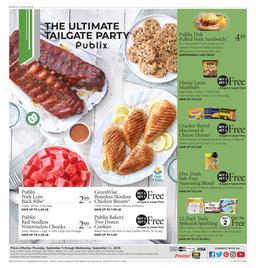 Publix Weekly Ad Sep 4 - 11, 2019