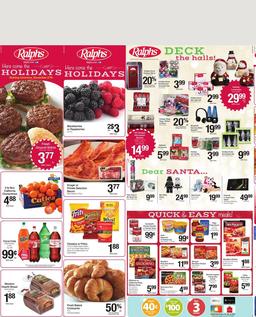 Ralphs Holiday Ad Christmas Nov 27 2015