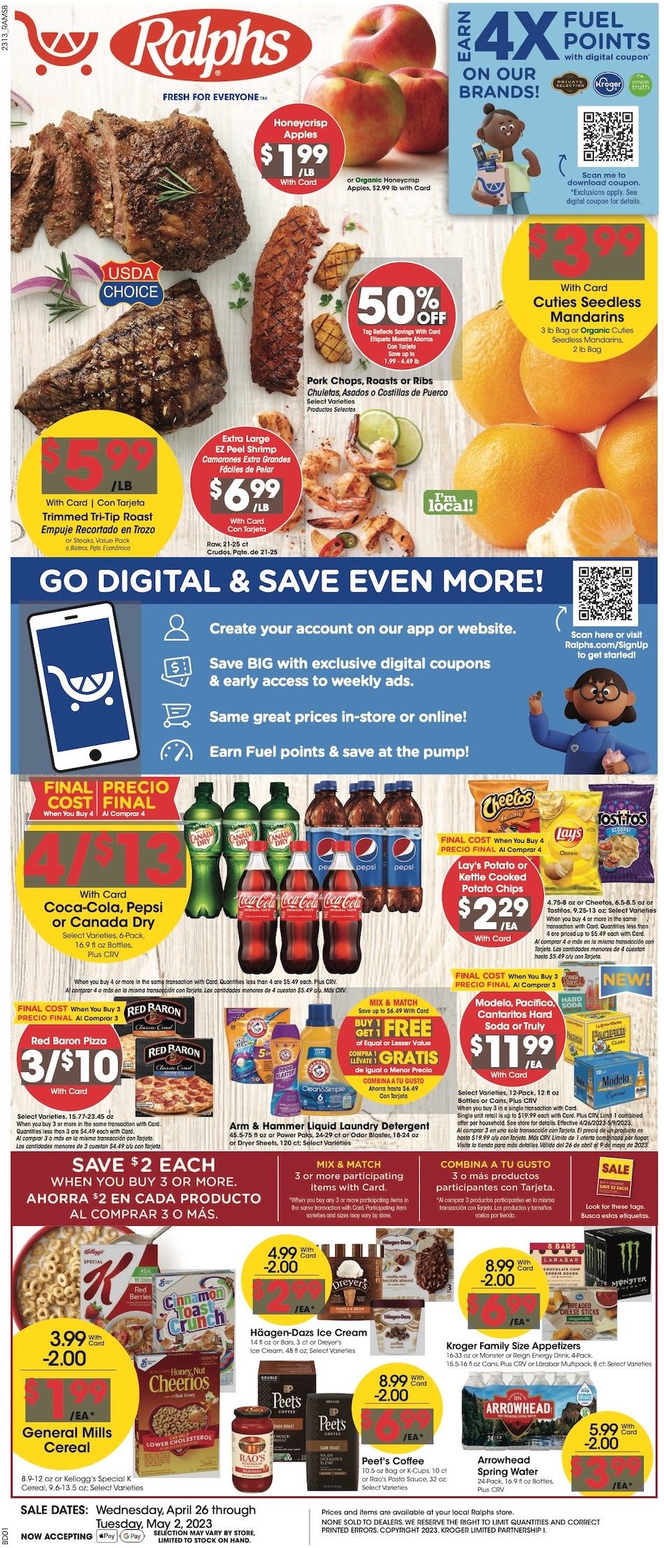 Ralphs Weekly Ad Sale Apr 26 - May 2, 2023 - WeeklyAds2