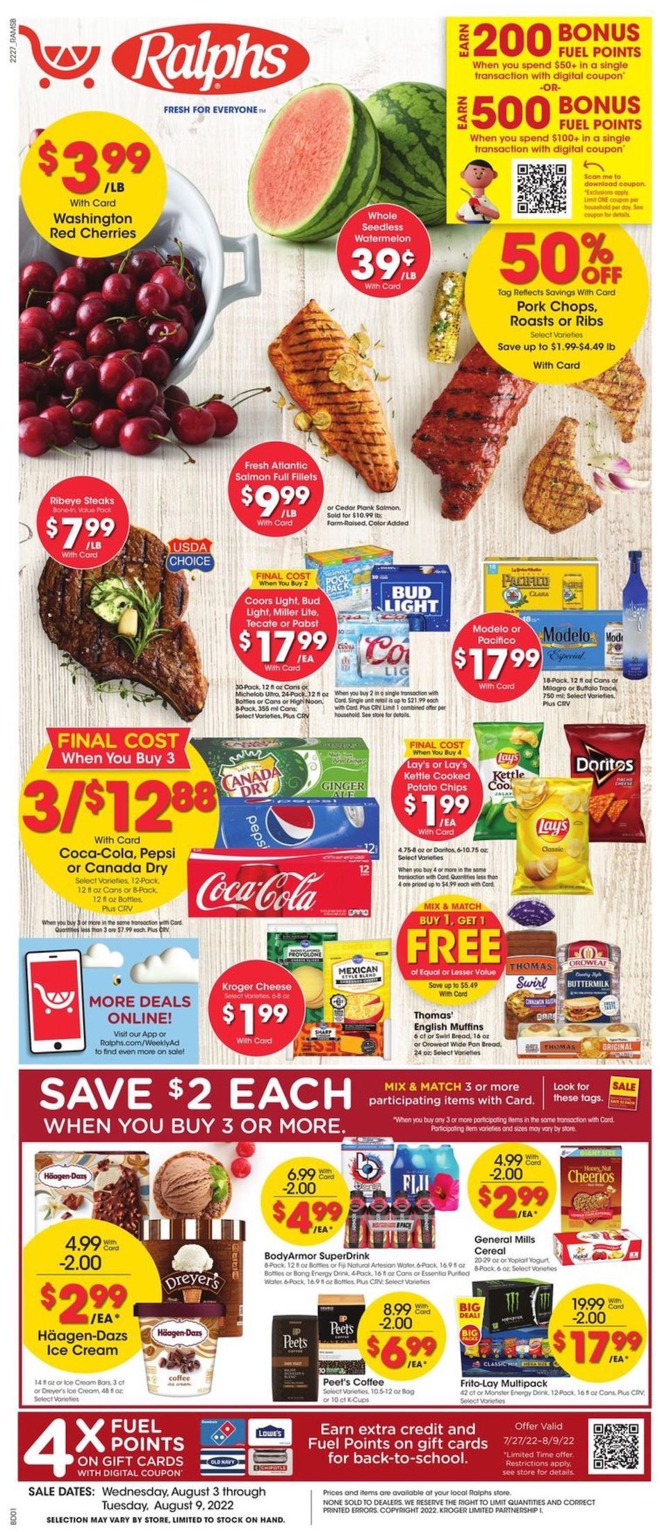 Ralphs Weekly Ad Aug 3 - 9, 2022 - WeeklyAds2