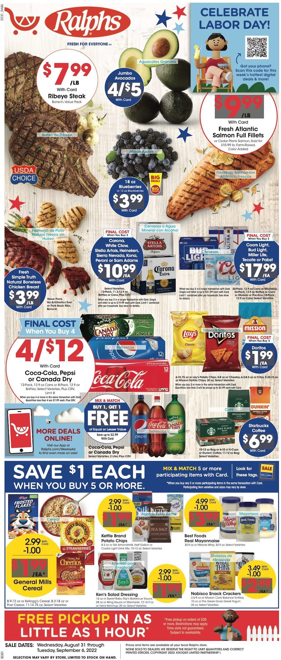 Ralphs Weekly Ad Aug 31 - Sep 6, 2022 - WeeklyAds2