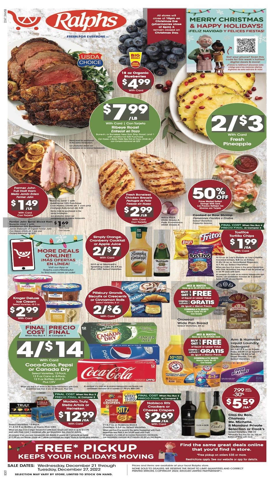 Ralphs Weekly Ad Christmas Dec 21 27, 2022 WeeklyAds2