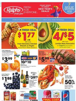 Ralphs Weekly Ad Dec 26 2019 - Jan 1 2020