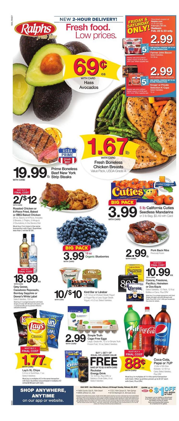 Ralphs Weekly Ad Feb 20 26, 2019 WeeklyAds2