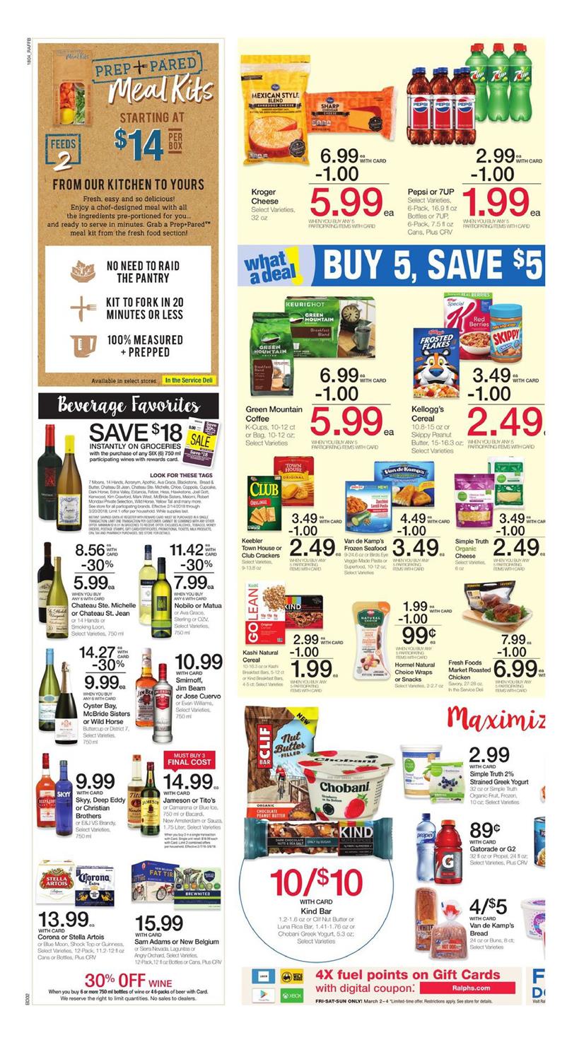 Ralphs Weekly Ad Feb 28 Mar 6, 2018 WeeklyAds2