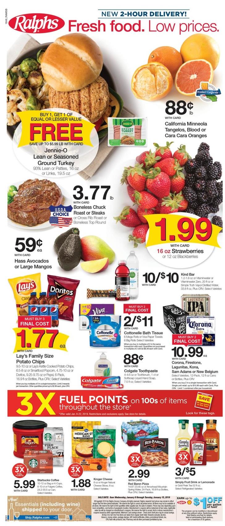 Ralphs Weekly Ad Jan 9 - 15, 2019 - WeeklyAds2