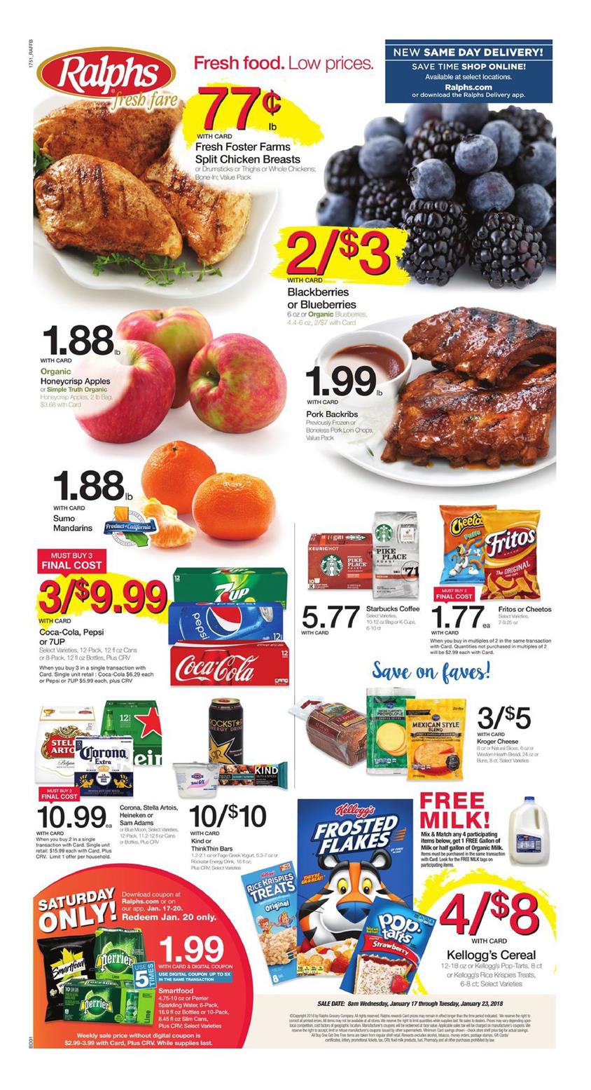 Ralphs Weekly Ad January 17 - 23, 2018 - WeeklyAds2