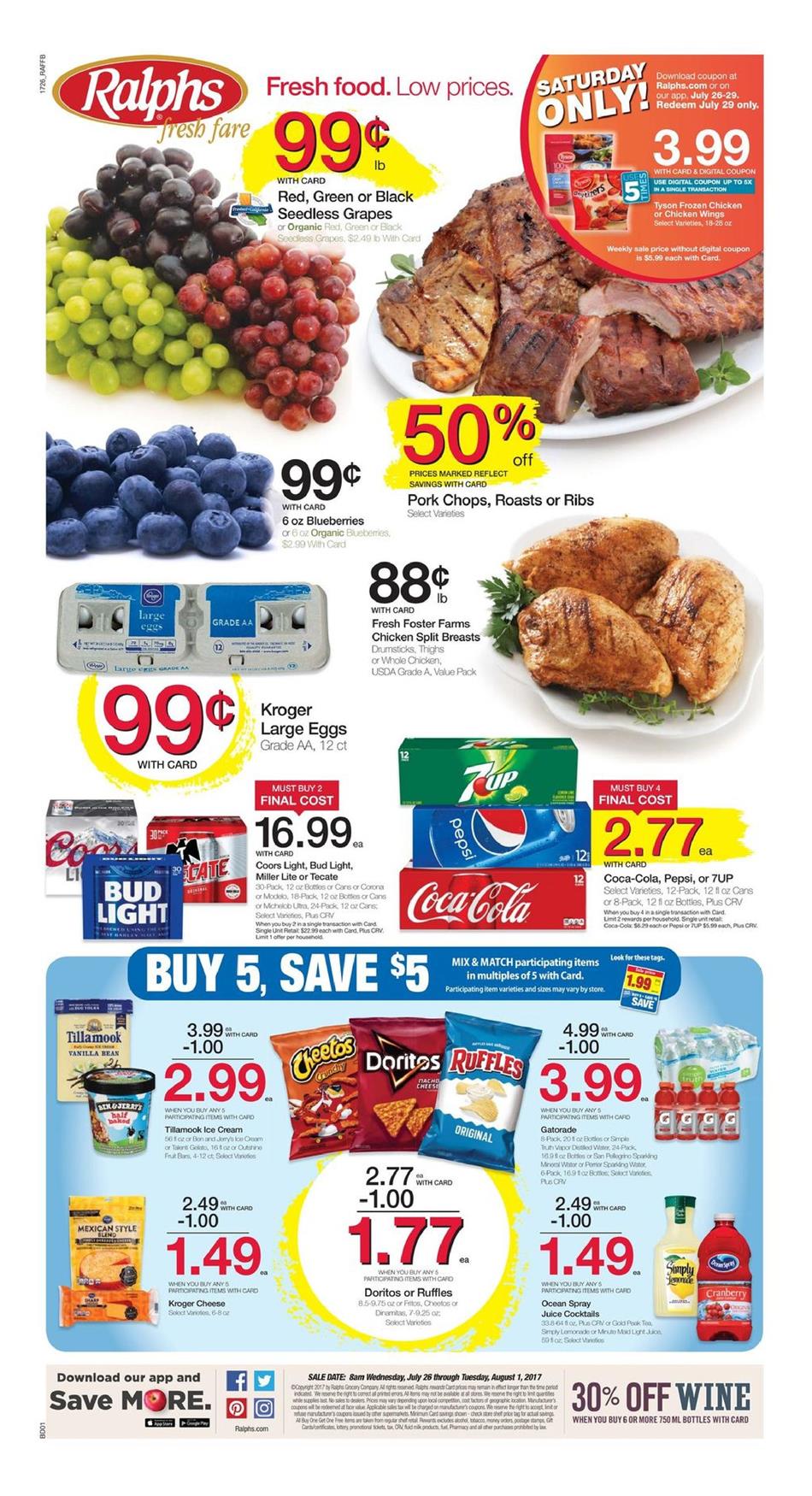 Ralphs Weekly Ad July 26 - Aug 1 2017 - WeeklyAds2