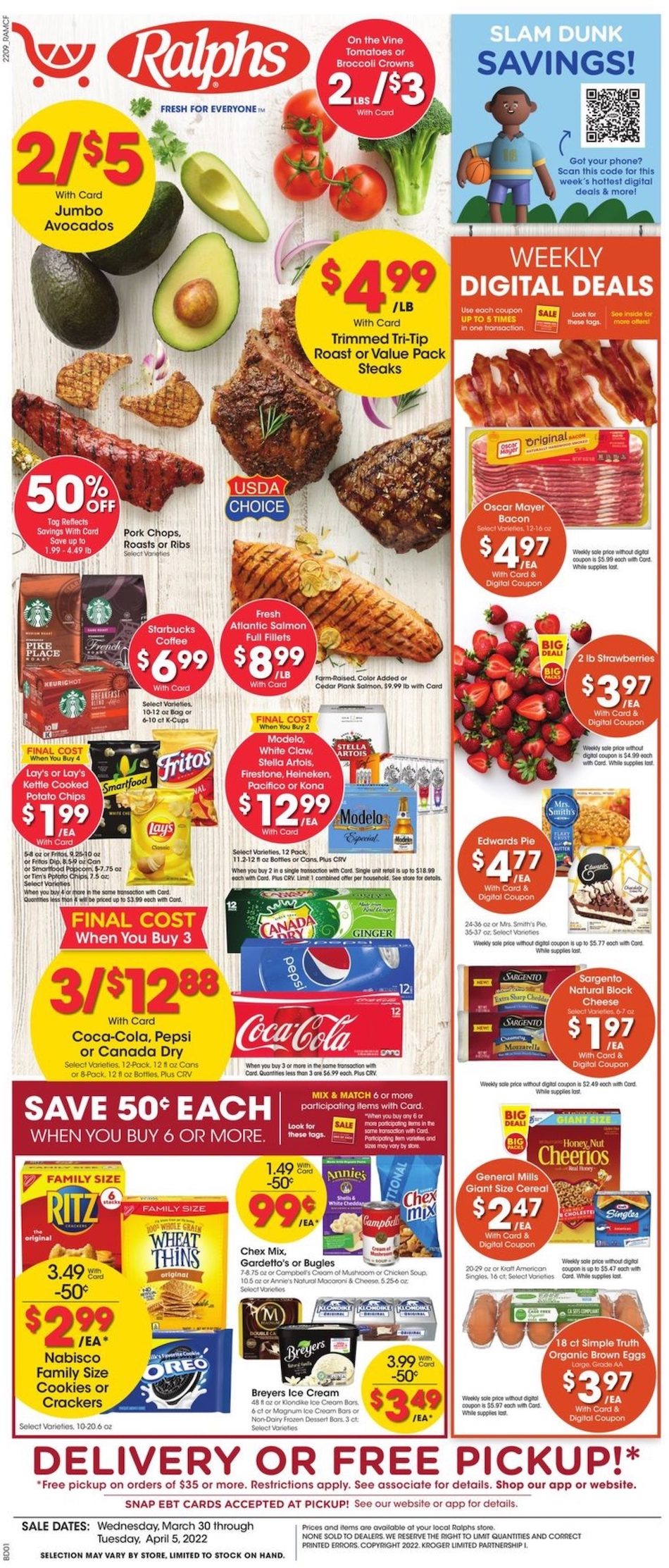 Ralphs Weekly Ad Mar 30 - Apr 5, 2022 - WeeklyAds2