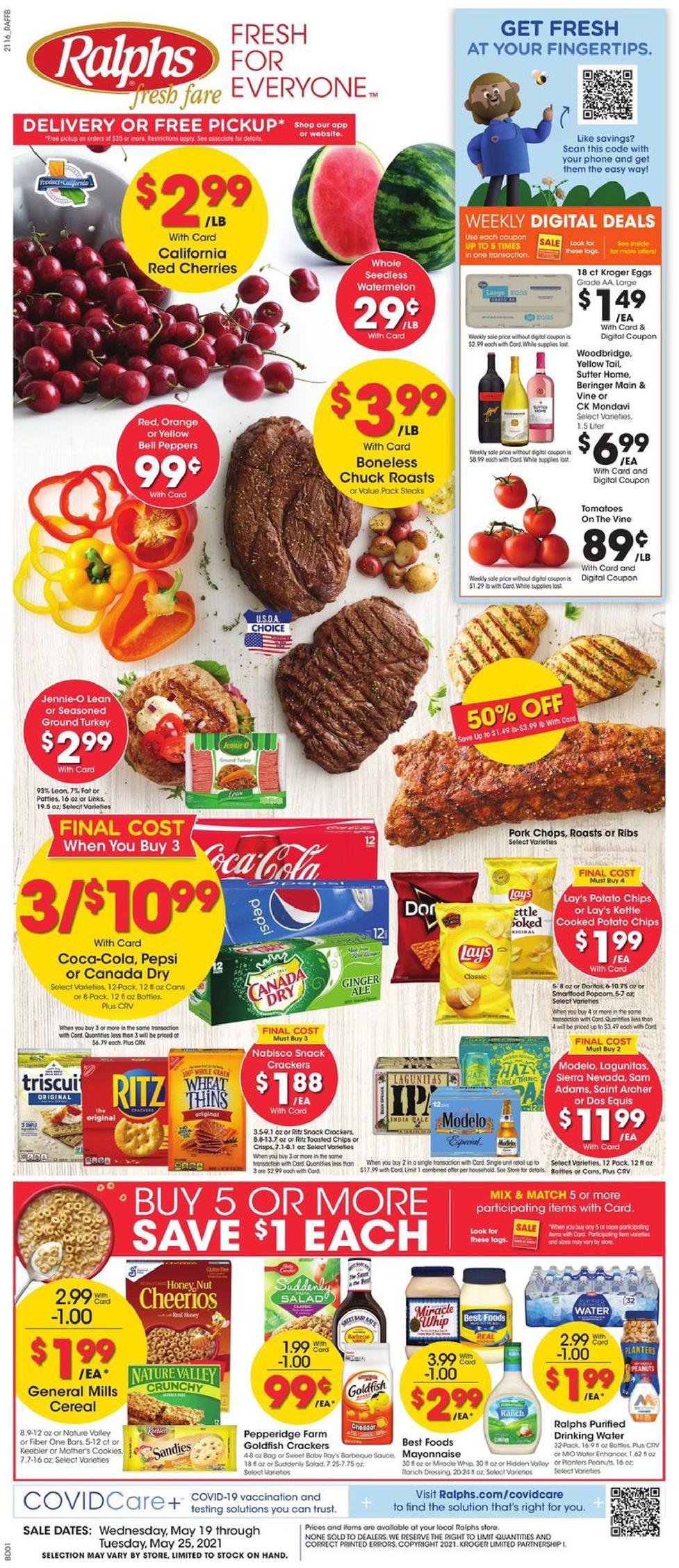 Ralphs Weekly Ad May 19 - 25, 2021 - WeeklyAds2