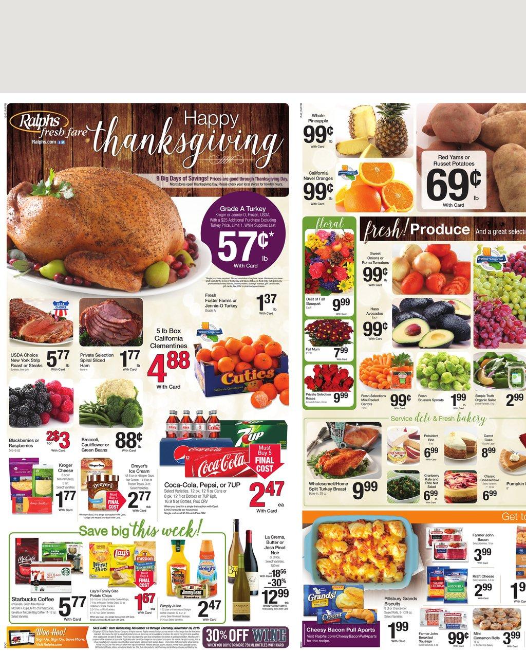 Ralphs Weekly Ad Nov 18 2015 - WeeklyAds2