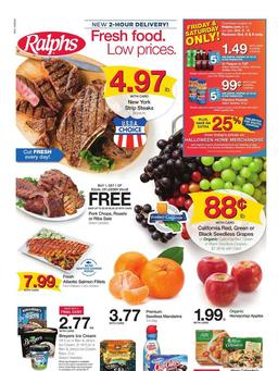 Ralphs Weekly Ad Oct 3 - 9, 2018