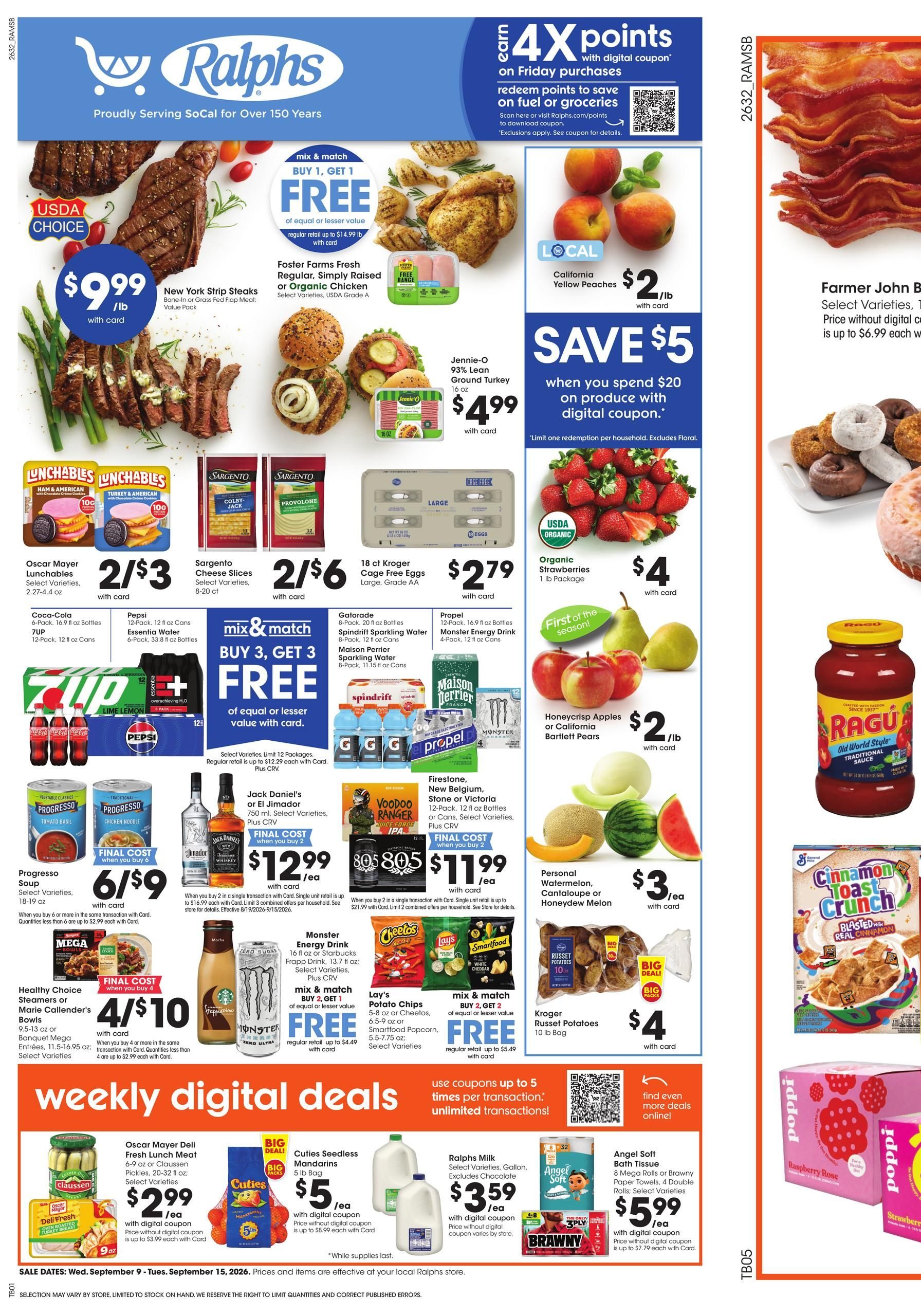 Ralphs Weekly Ad September 9 - 15, 2026 page 1