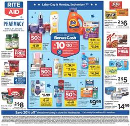 Rite Aid Ad Aug 30 - Sep 5, 2020
