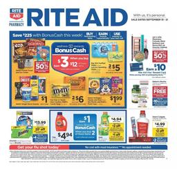 Rite Aid Ad Sep 15 - 21, 2019