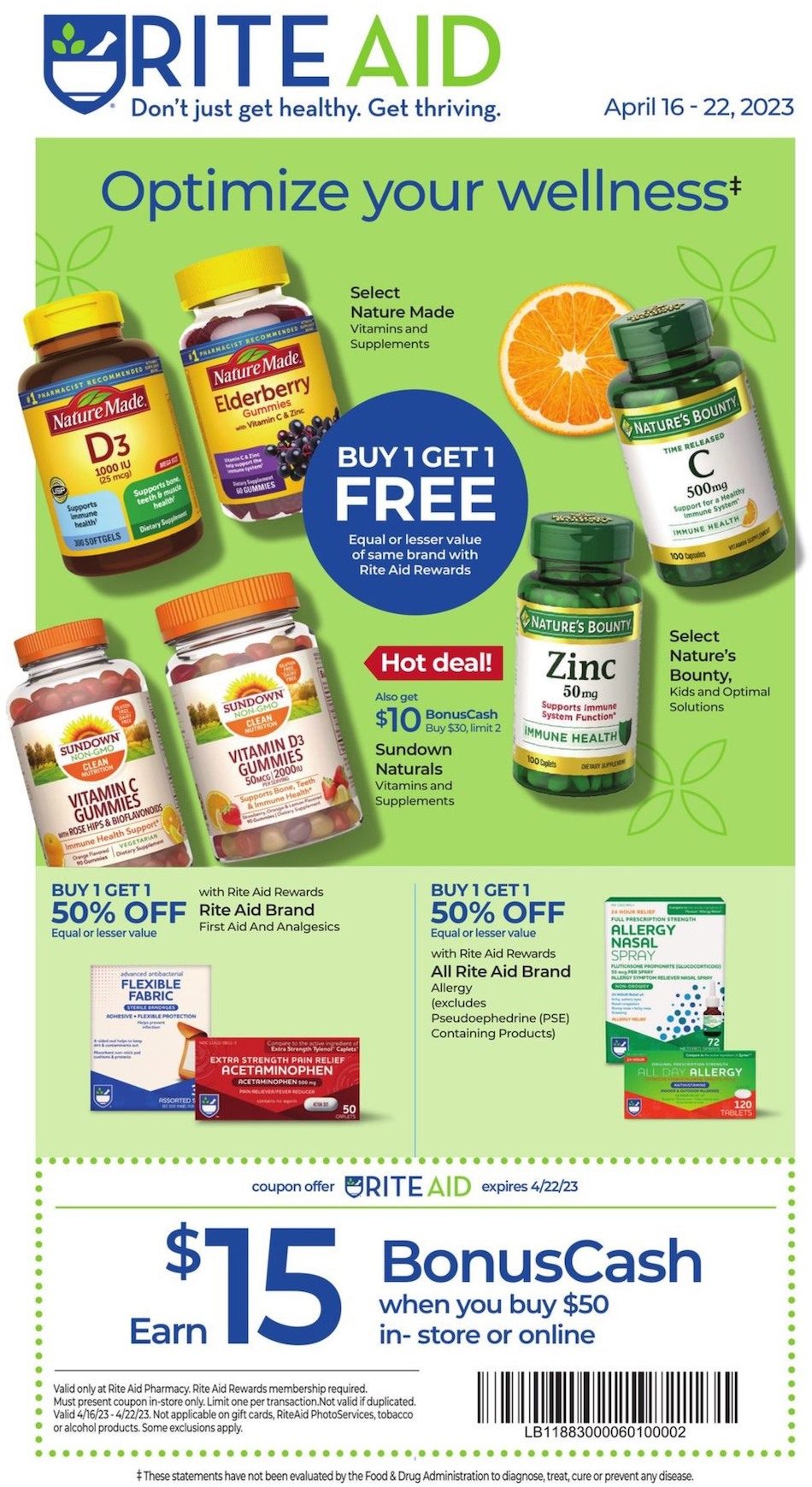 Rite Aid Weekly Ad Sale Apr 16 22, 2023 WeeklyAds2