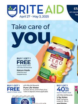 Rite Aid Weekly Ad April 27 - May 3, 2025