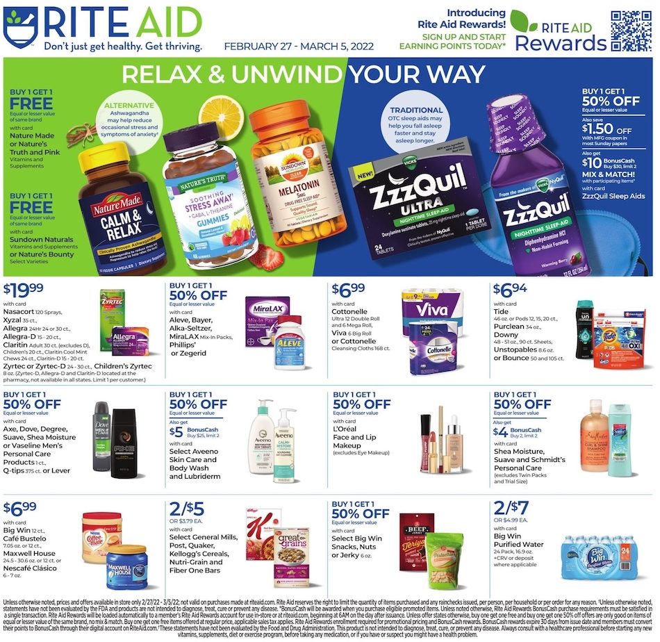 Rite Aid Weekly Ad Feb 27 - Mar 5, 2022 - WeeklyAds2