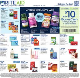 Rite Aid Weekly Ad Sale Jan 22 - 28, 2023