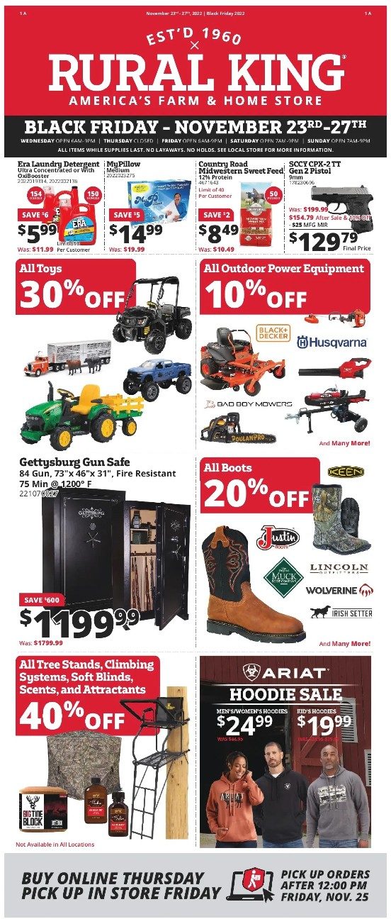 Rural King Black Friday Ad Nov 23 27 2022 WeeklyAds2