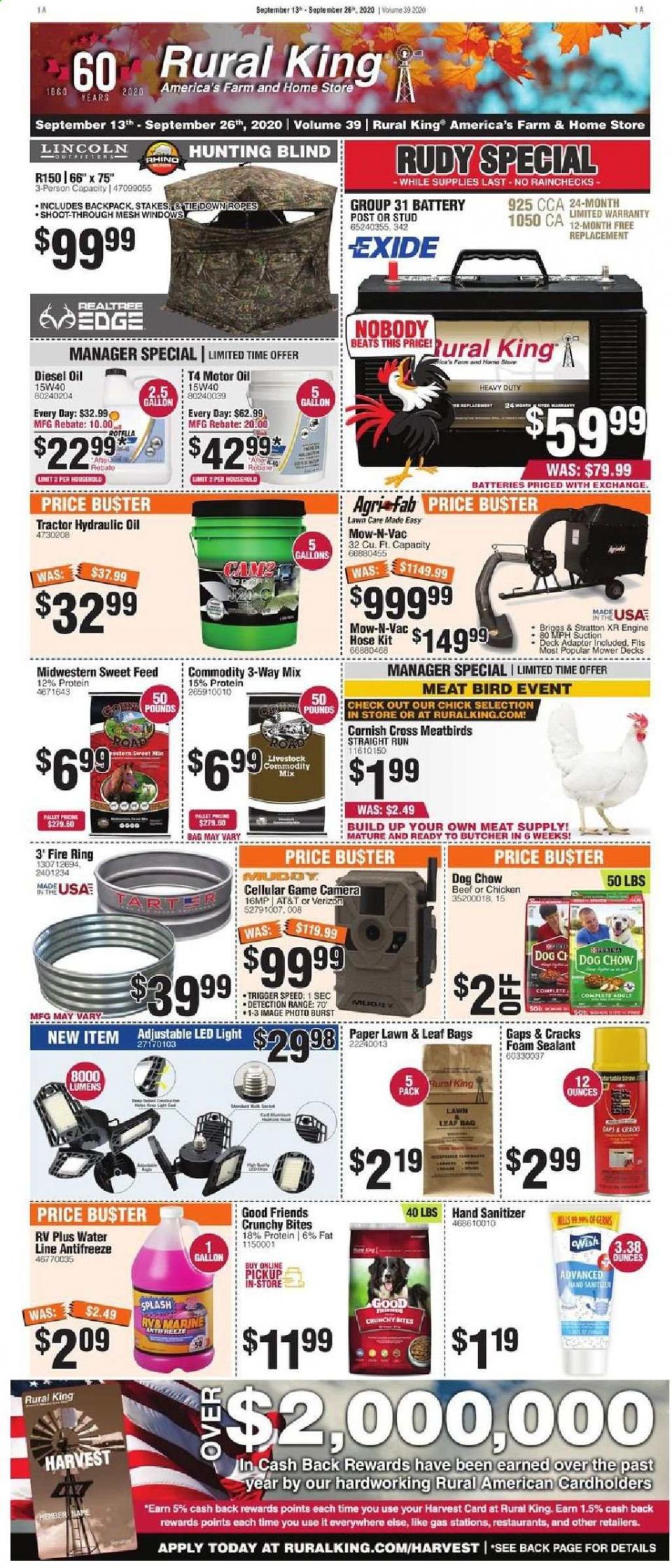 Rural King Ad Sep 13 26, 2020 WeeklyAds2