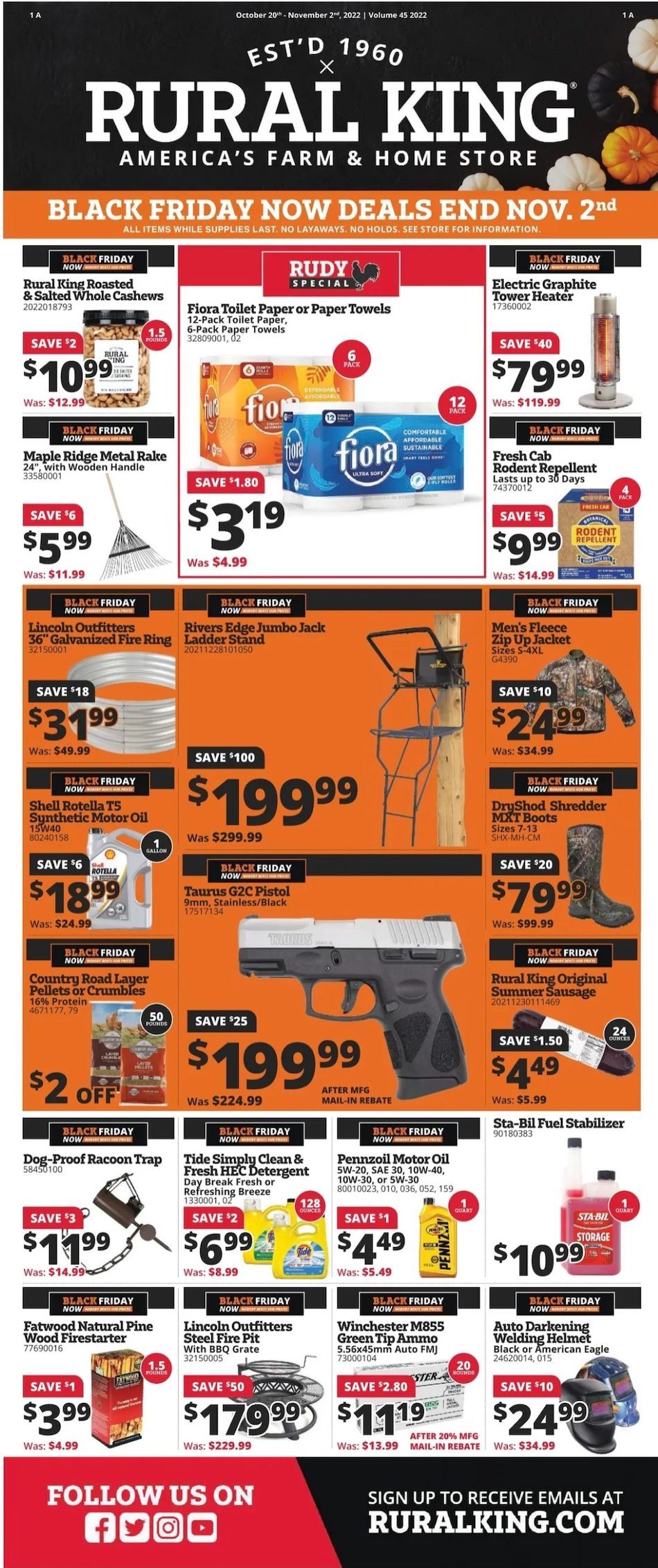 Rural King Weekly Ad Black Friday Oct 20 - Nov 2, 2022 - WeeklyAds2