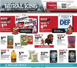 Rural King Weekly Ad Feb 1 - 14, 2024
