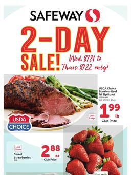 Safeway Ad Aug 21–27, 2019
