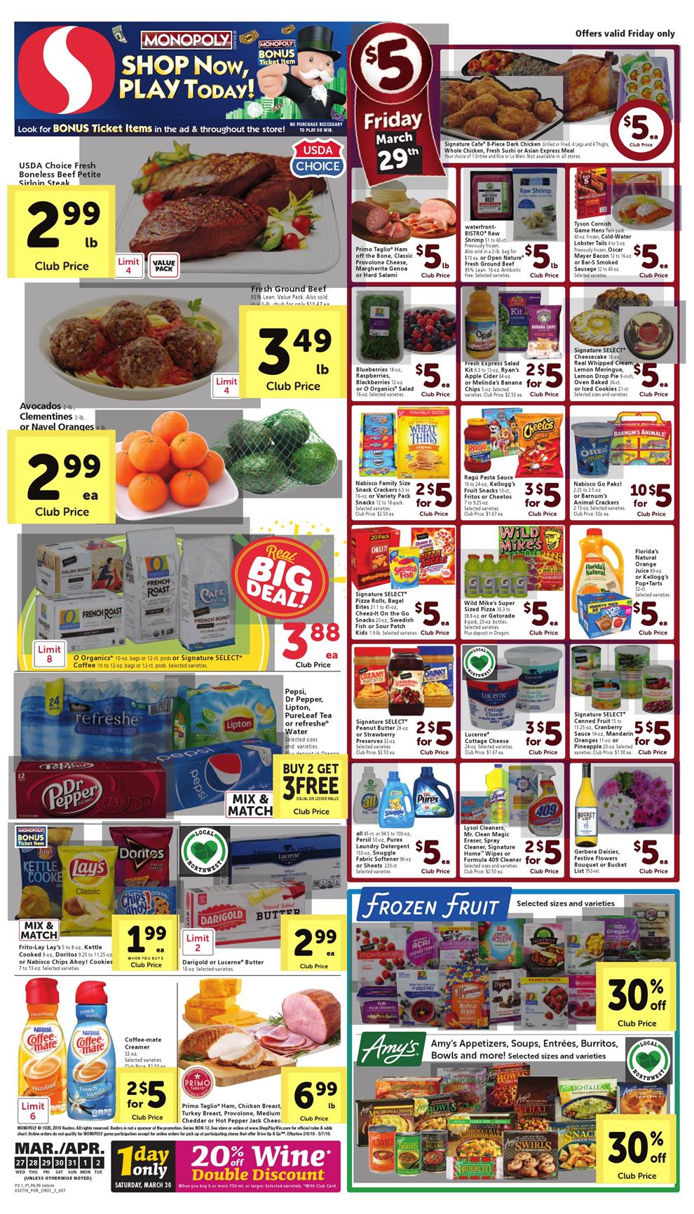 Safeway Ad Mar 27 - Apr 2, 2019 - WeeklyAds2