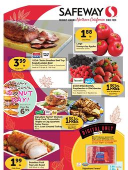 Safeway Ad Oct 30 - Nov 5, 2019