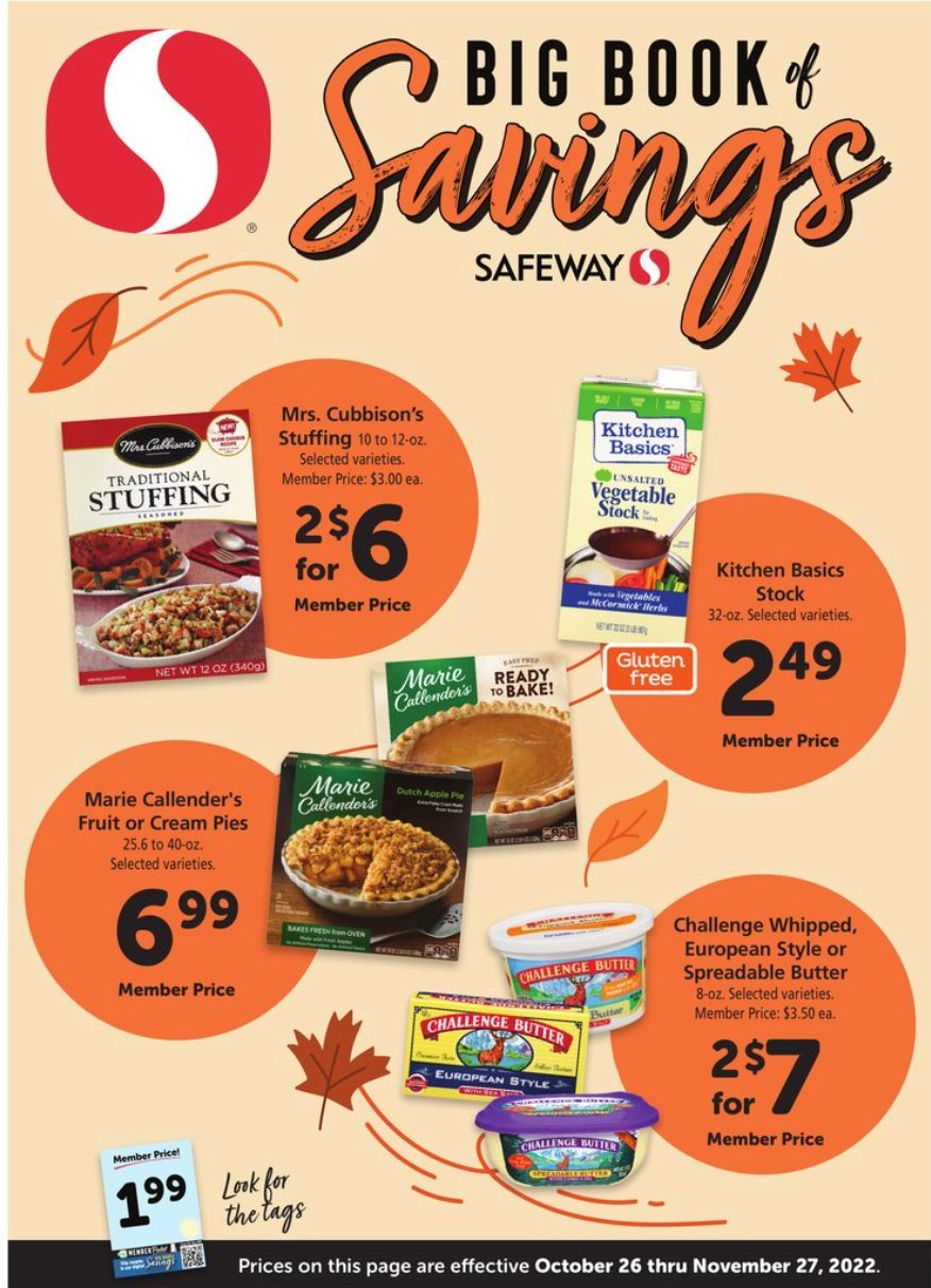 Safeway Big Book of Savings Oct 26 Nov 27 2022 WeeklyAds2