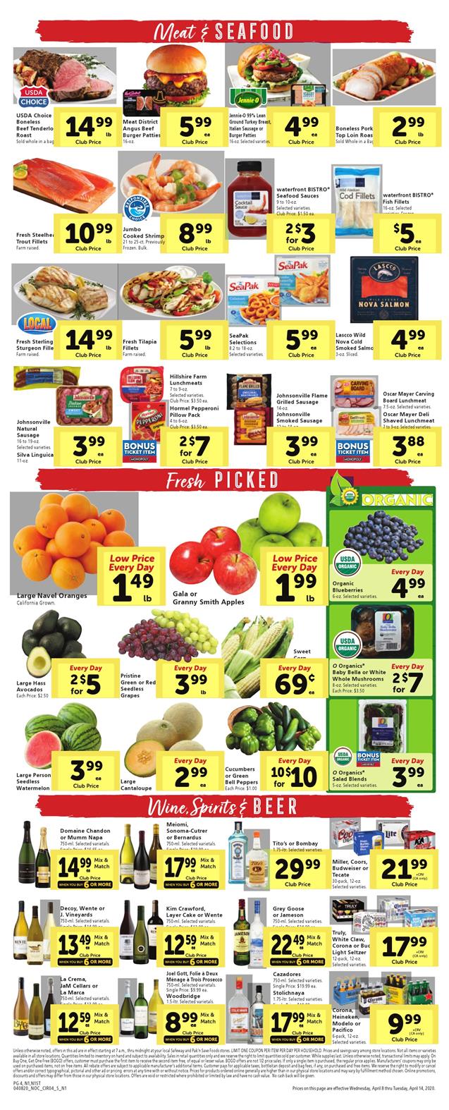 Safeway Ad page 4