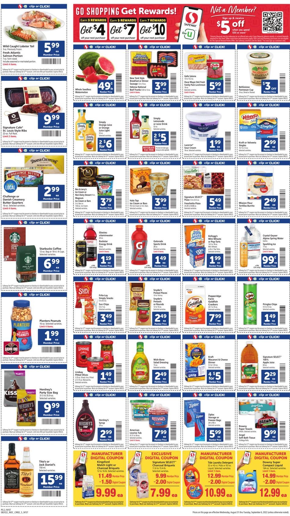 Safeway Weekly Ad Aug 31 - Sep 6, 2022 - WeeklyAds2