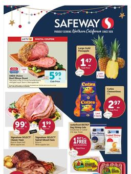 Safeway Weekly Ad Dec 21 - 25, 2019