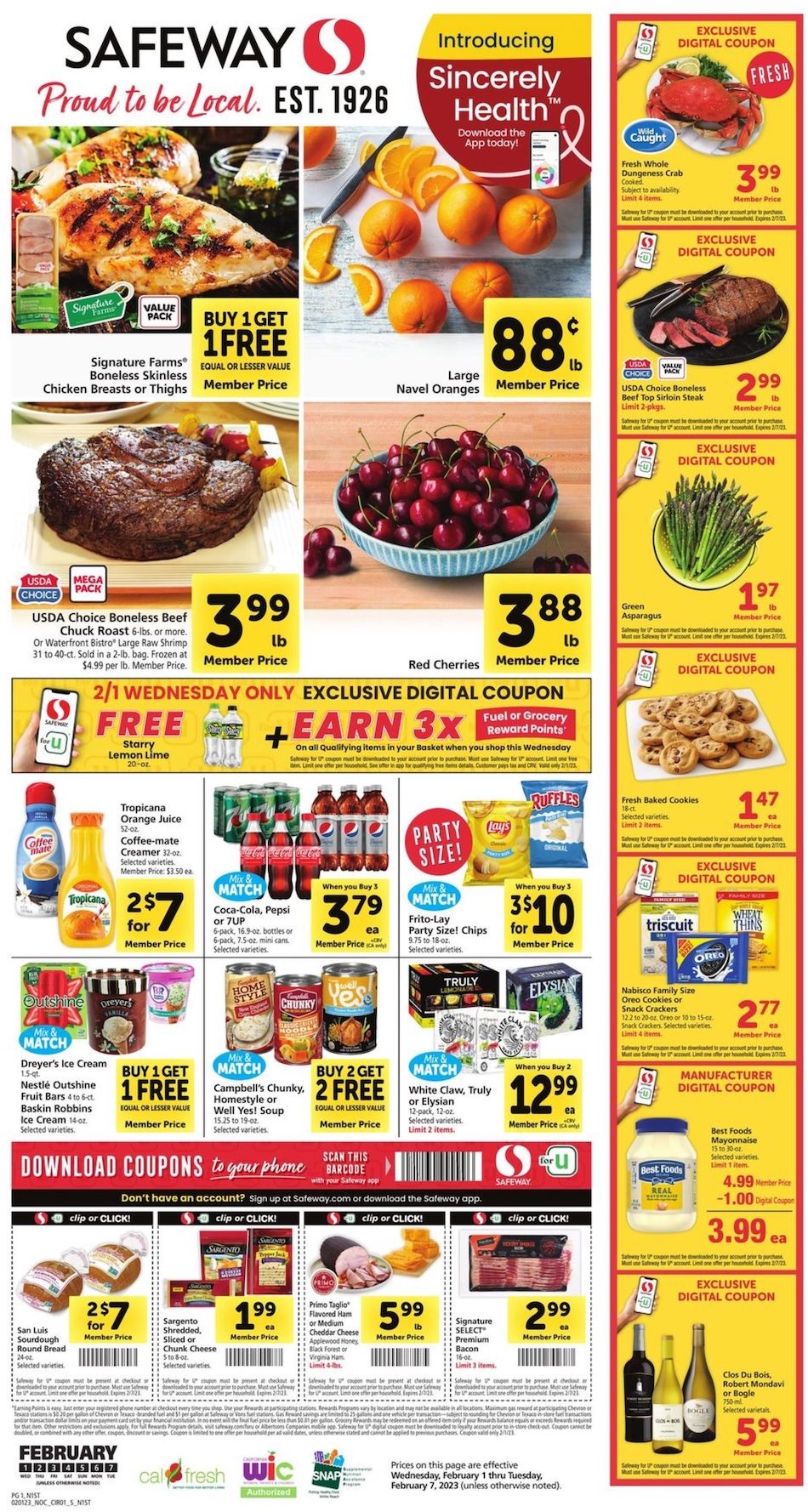 Safeway Weekly Ad Sale Feb 1 7, 2023 WeeklyAds2